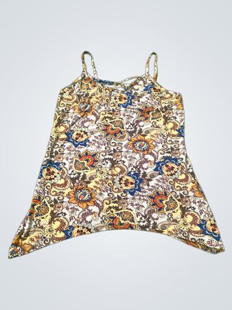 BODYFLIRT Damen Blumenmuster Spaghetti-Top
