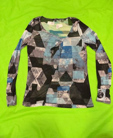 Mexx Langarm-Mesh-Top