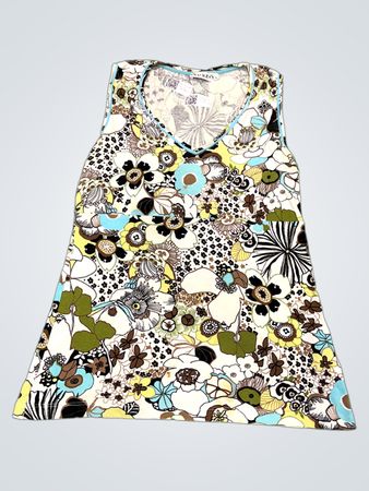 SURE Damen ärmelloses Top mit Blumenmuster