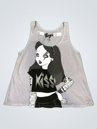 Undiz Boys KISS Grafik Tanktop
