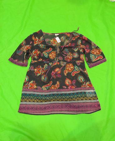 Esprit Floral Print Tunic Top