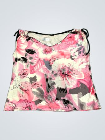 Sabatti Floral Print Ärmelloses Top