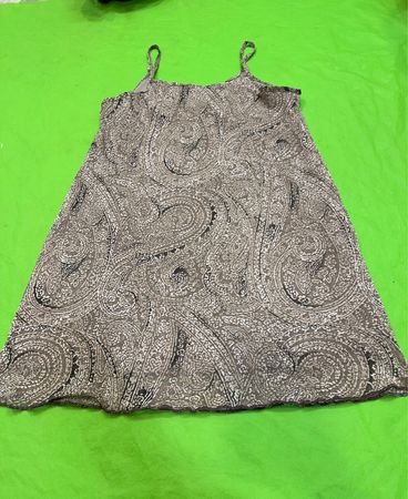 Paisley Print Slip Dress