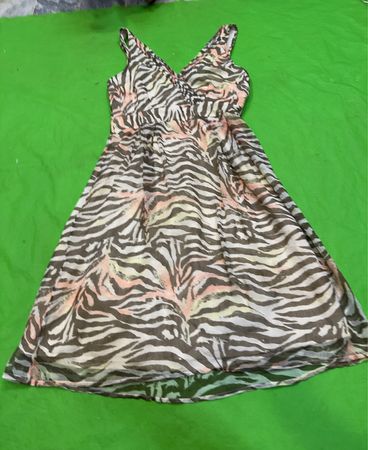 Vero Moda Zebra-Print-Midi-Kleid