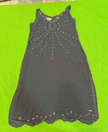 SUPERSTAR Schwarzes Verziertes Kleid