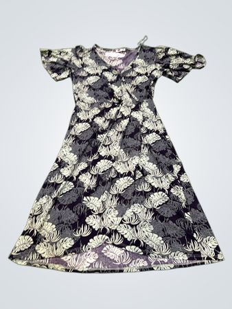 WE Blattmuster Midi Kleid