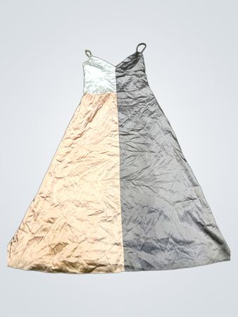IMVEE Color Block Maxi Kleider