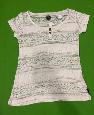 Blanc du Nil White Lace T-Shirt