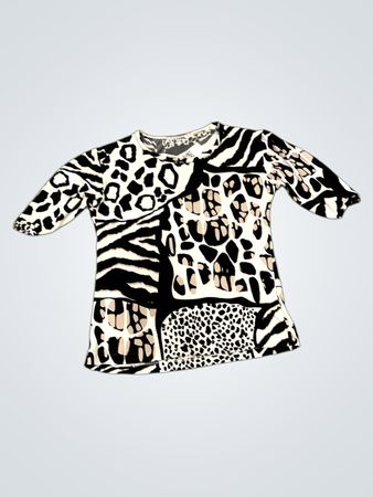 Tiermuster T-Shirt