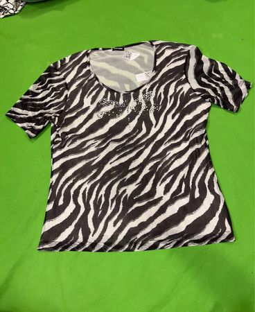 Gerry Weber Zebra Print Kurzarmoberteil