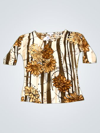 Bexleys Woman Floral Striped Top