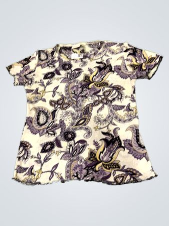 X-Mail Damen Paisley Druck T-Shirt