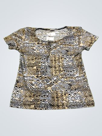 ANGELS Damen T-Shirt mit geometrischem Druck Größe 44