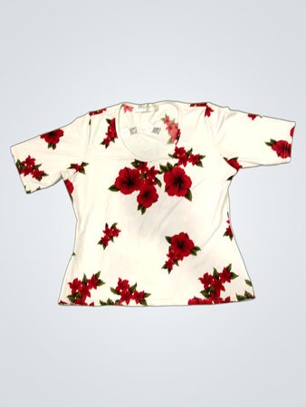 JOACHIM BOSSE STYLE Weißes Blumenshirt