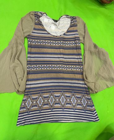 Motivi Bedrucktes Langarmkleid