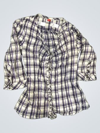 s.Oliver Karierter Button-Up Hemd
