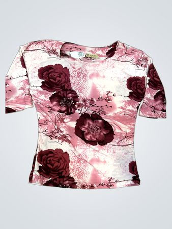 Ao Er Duo Floral Print Top