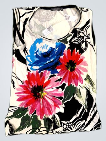 Marrinello Floral Print Ärmelloses Top