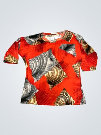 Maria Forme Damen Rot Print Top