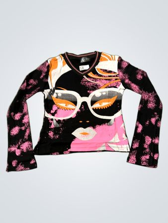 Copeline Graphic Long Sleeve Top