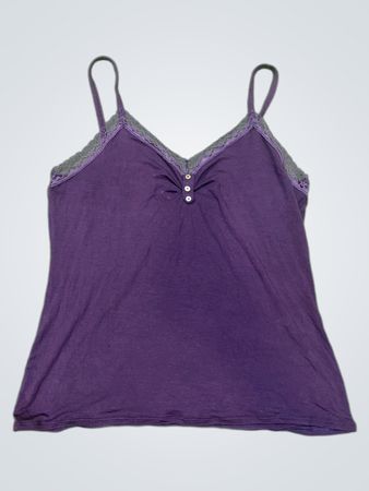 Anthesis Purple Lace Trim Camisole