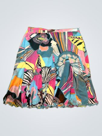 Comma Floral Pleated Skirt