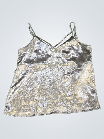 Silbernes Cami-Top