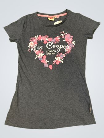 Lee Cooper London Seit 1908 Herz Floral T-Shirt