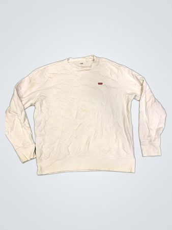 Levi's Weißes Rundhals-Sweatshirt