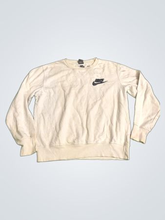 Nike White Crewneck Sweatshirt