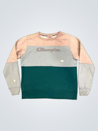 Champion Color Block Crewneck Sweatshirt