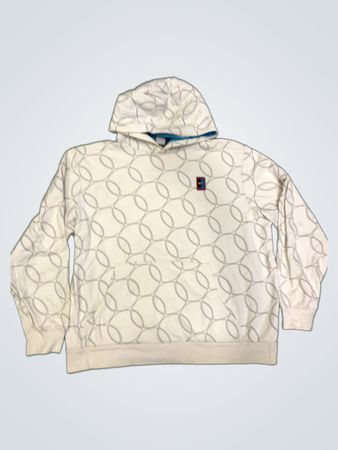 Nike Weiß Gemusterter Hoodie