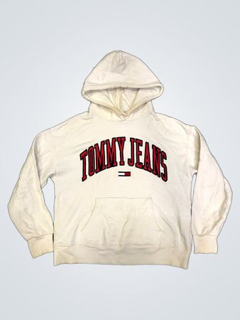Tommy Jeans Weißer Hoodie