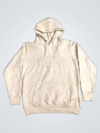 Weißer Nike bestickter Hoodie