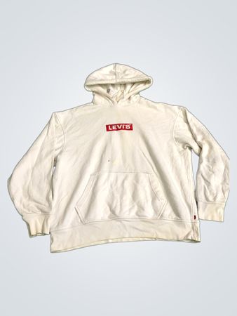 Levi's Weißer Relaxed Fit Hoodie