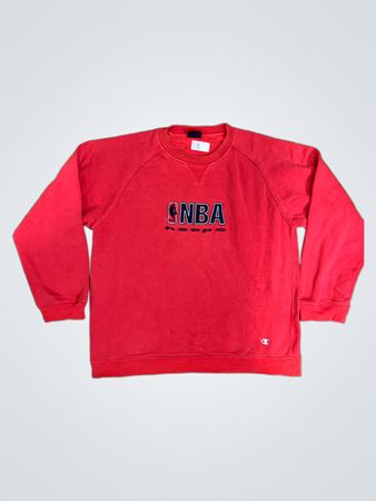 Champion NBA Hoops Rotes Sweatshirt