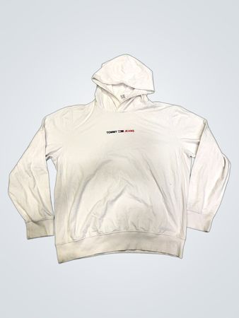 Tommy Jeans Weißer Hoodie
