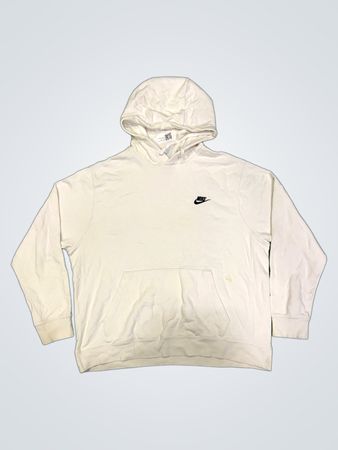 Nike White Pullover Hoodie