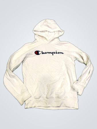 Champion Weißer Hoodie