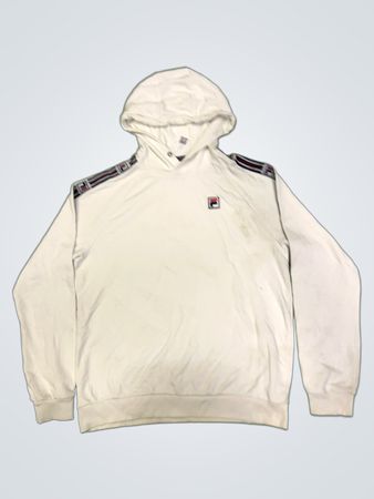 Fila White Hoodie