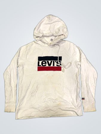 Levi's White Logo Hoodie
