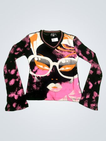 Copeline Long Sleeve Graphic Top