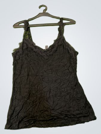 Esprit Black Lace Trim Cami Top