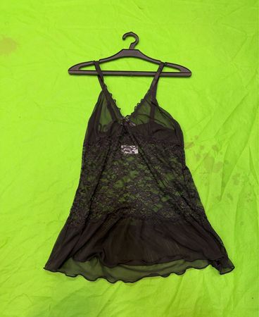 Janina Black Lace Babydoll Unterwäsche