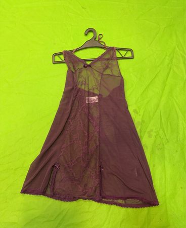 Darjeeling Purple Lace Babydoll Lingerie