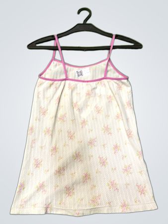 Weißes Floral-Camisole