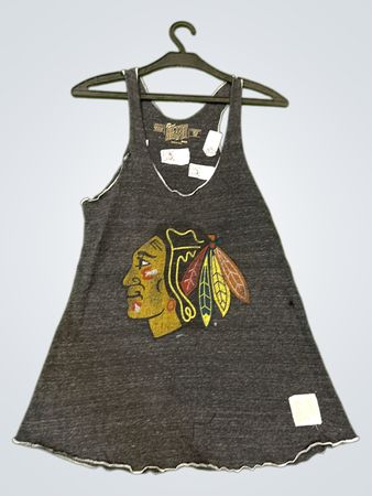 Retro Brand Chicago Blackhawks Grafik Tank Top