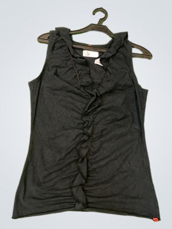 Esprit Black ärmelloses gerafftes Tanktop