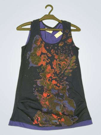 Keylady Damen Ärmelloses Tanktop mit abstraktem Druck