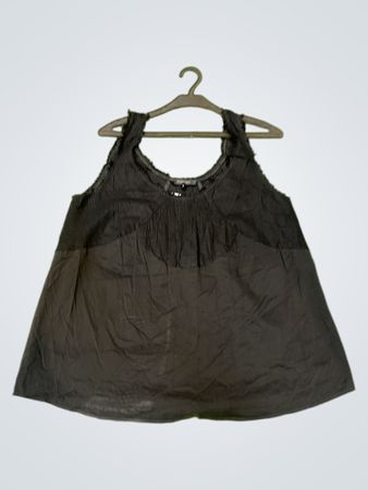 Cotélac Schwarzes ärmelloses Top